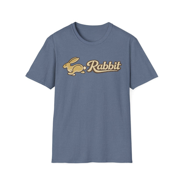 Retro Running Rabbit T-Shirt | Vintage Script Logo