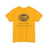 Vintage Hella Style Logo T‑Shirt – 'Ideen für das Auto der Zukunft' Graphic Tee
