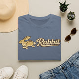 Retro Running Rabbit T-Shirt | Vintage Script Logo
