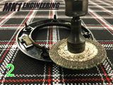 VW MK1 Scirocco Gti Wolfsburg steering wheel - horn button repair kit